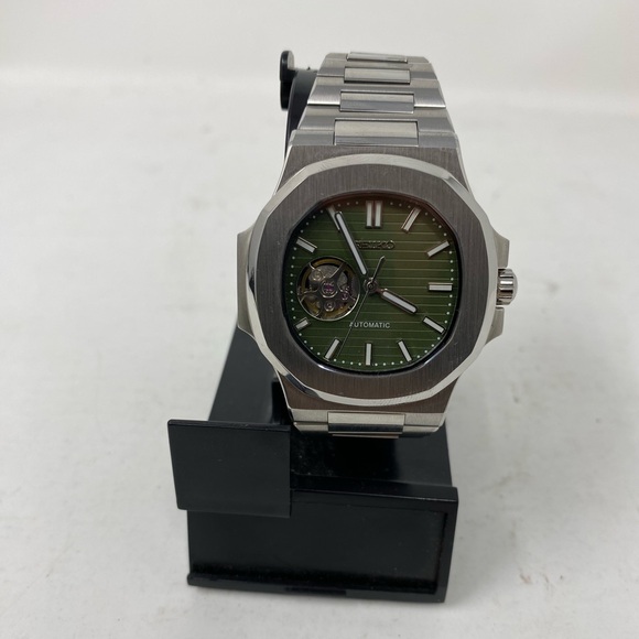 Seiko Custom Build Automatic Watch | Open Heart Dial | Silver | 40mm - Picture 1 of 8